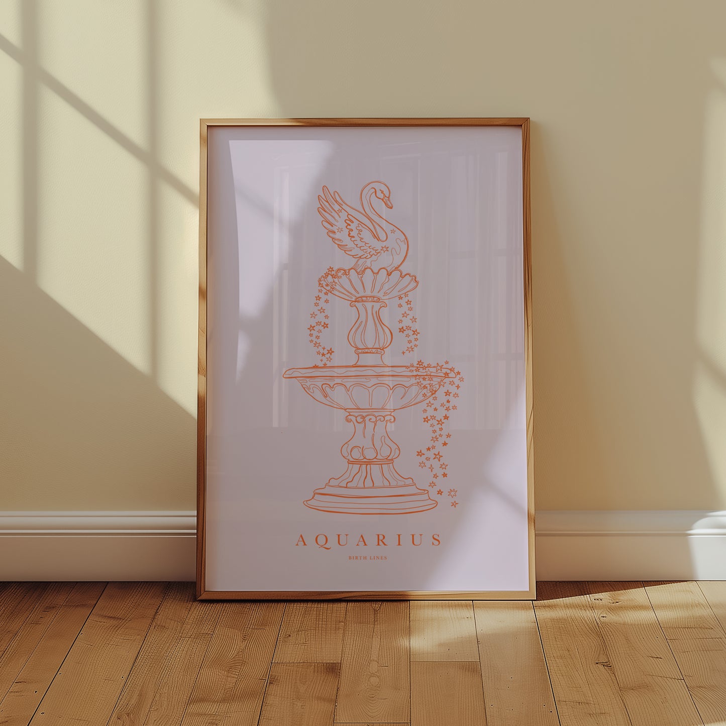 Sterrenbeeld Poster Waterman (Aquarius)