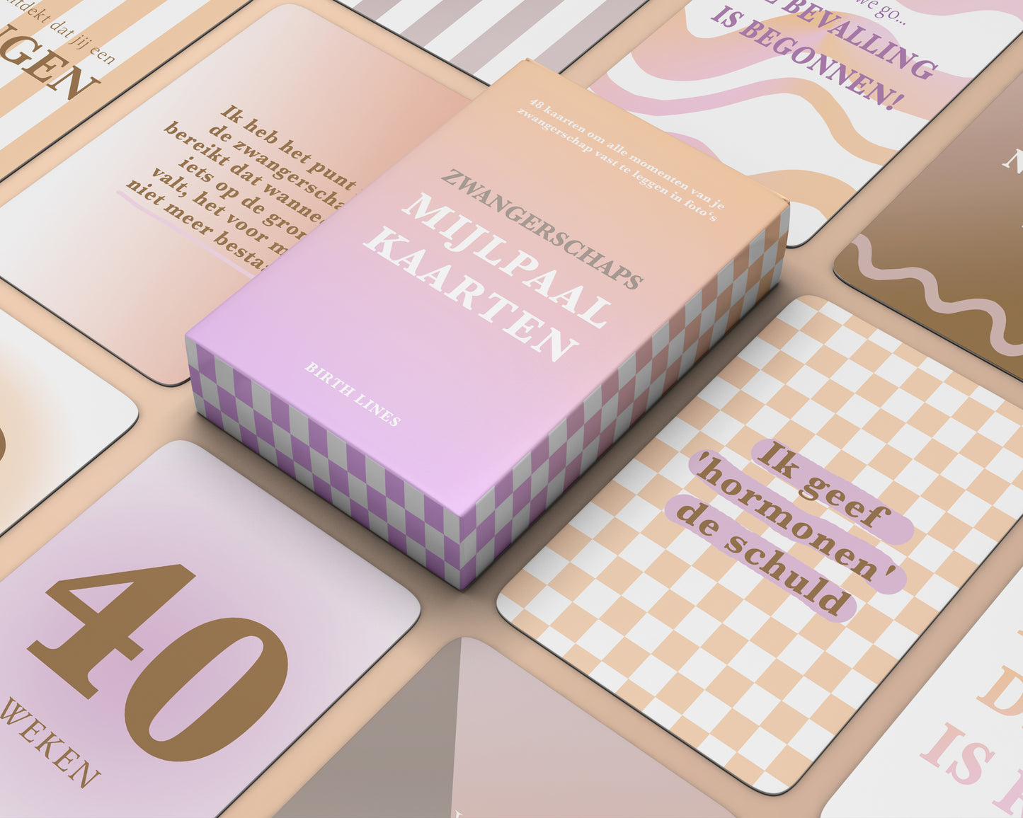 Pregnancy Milestone Cards - Set of 48 Cards