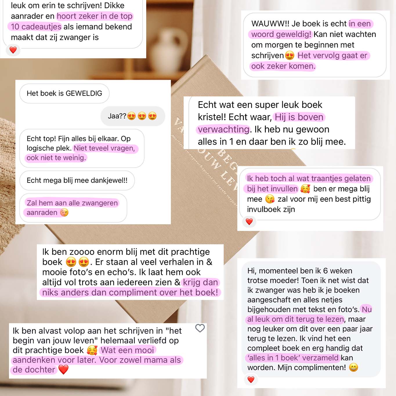 reviews van Het begin van jouw leven zwangerschaps en baby eerste jaar invulboek van Birth Lines