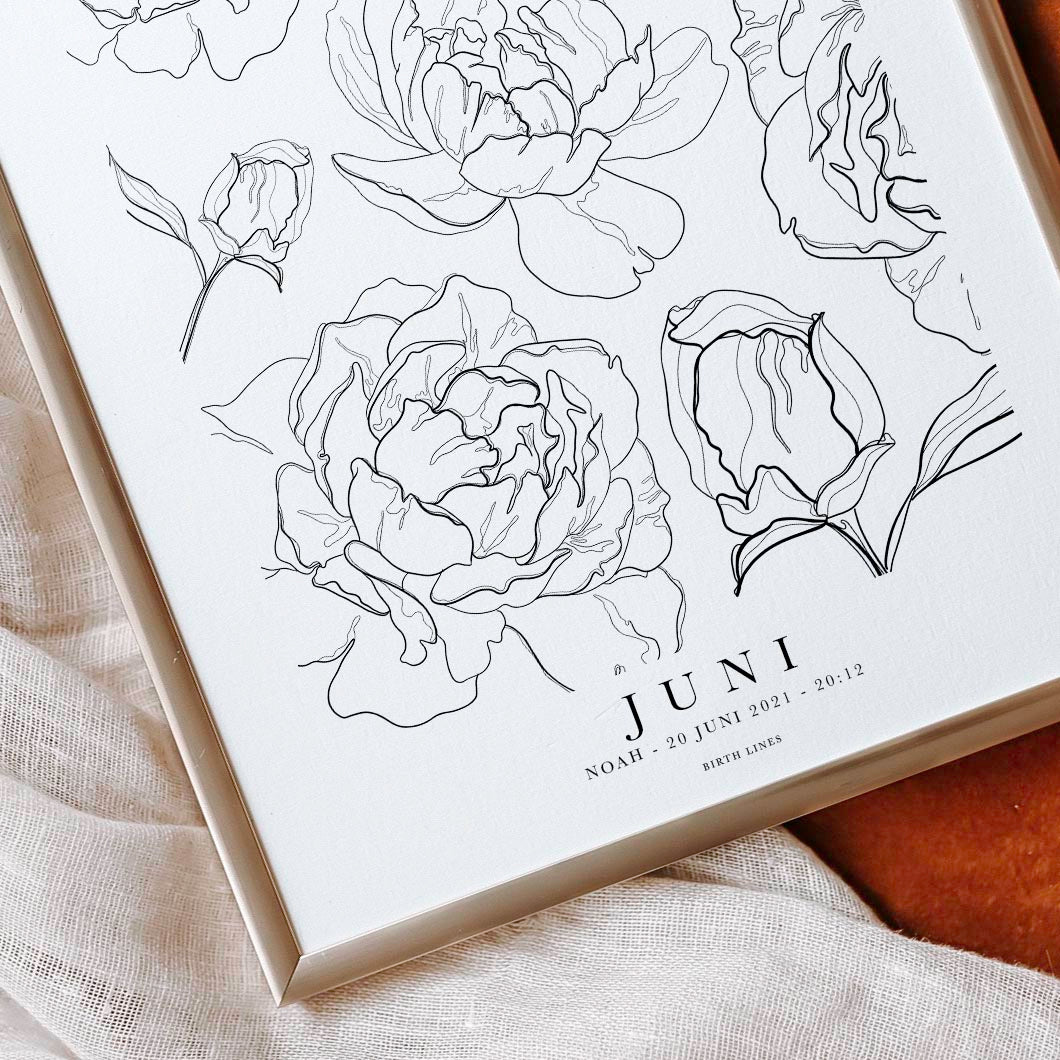 Birth Flower poster June