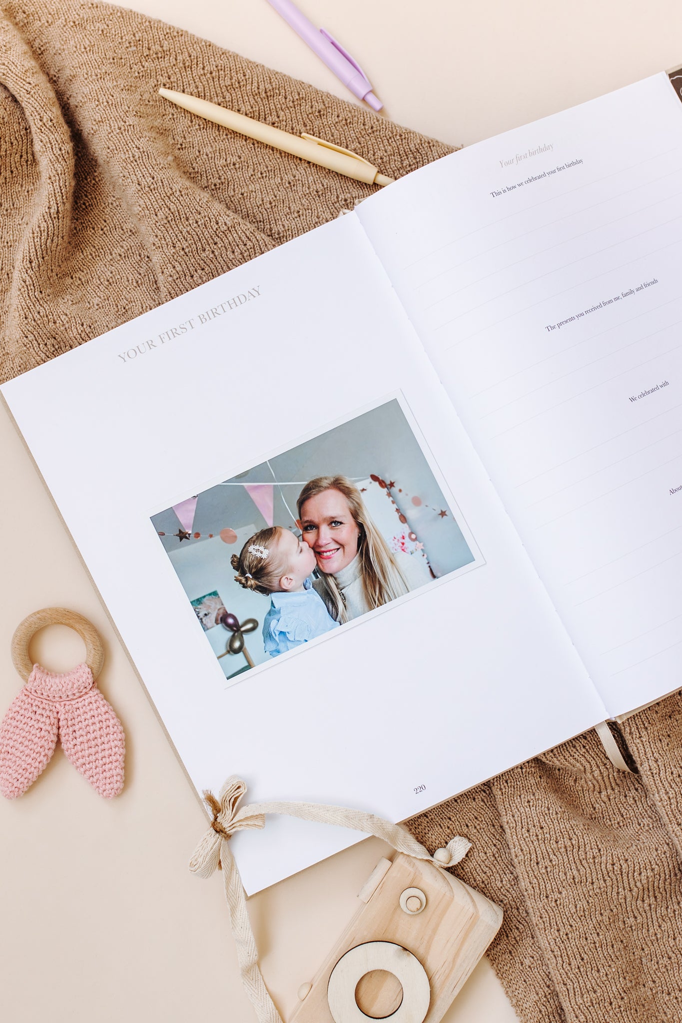 'The beginning of your life' Pregnancy & Baby Memory Book