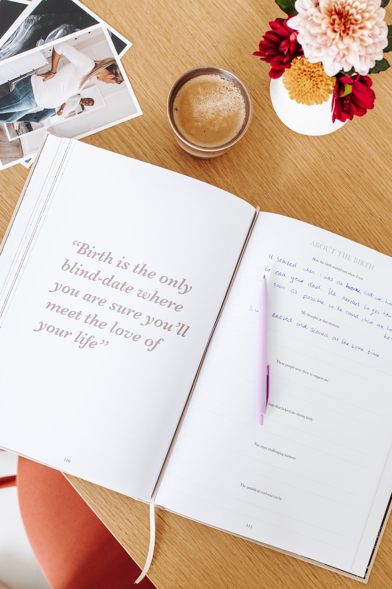 'The beginning of your life' Pregnancy & Baby Memory Book