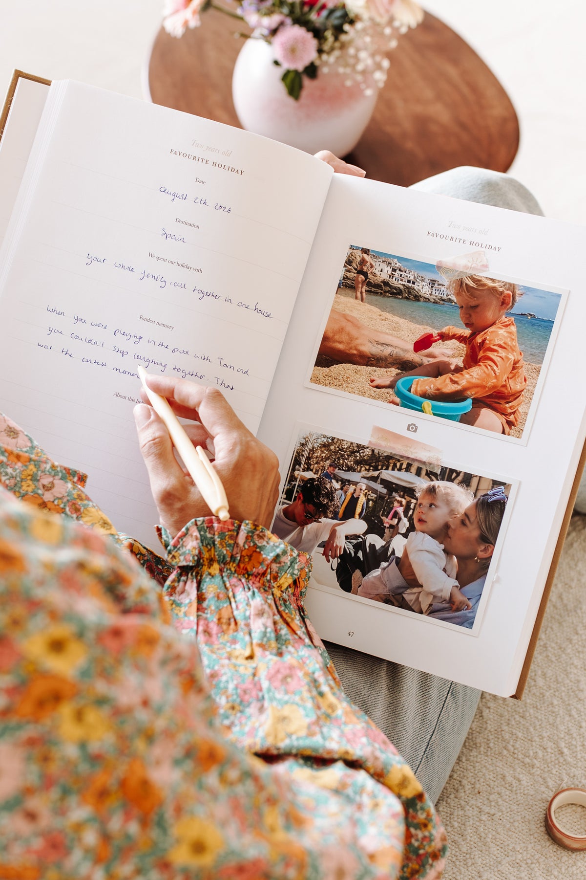'As you grew bigger and bigger' Childhood Memory Book