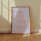 Sterrenbeeld Poster Waterman (Aquarius)