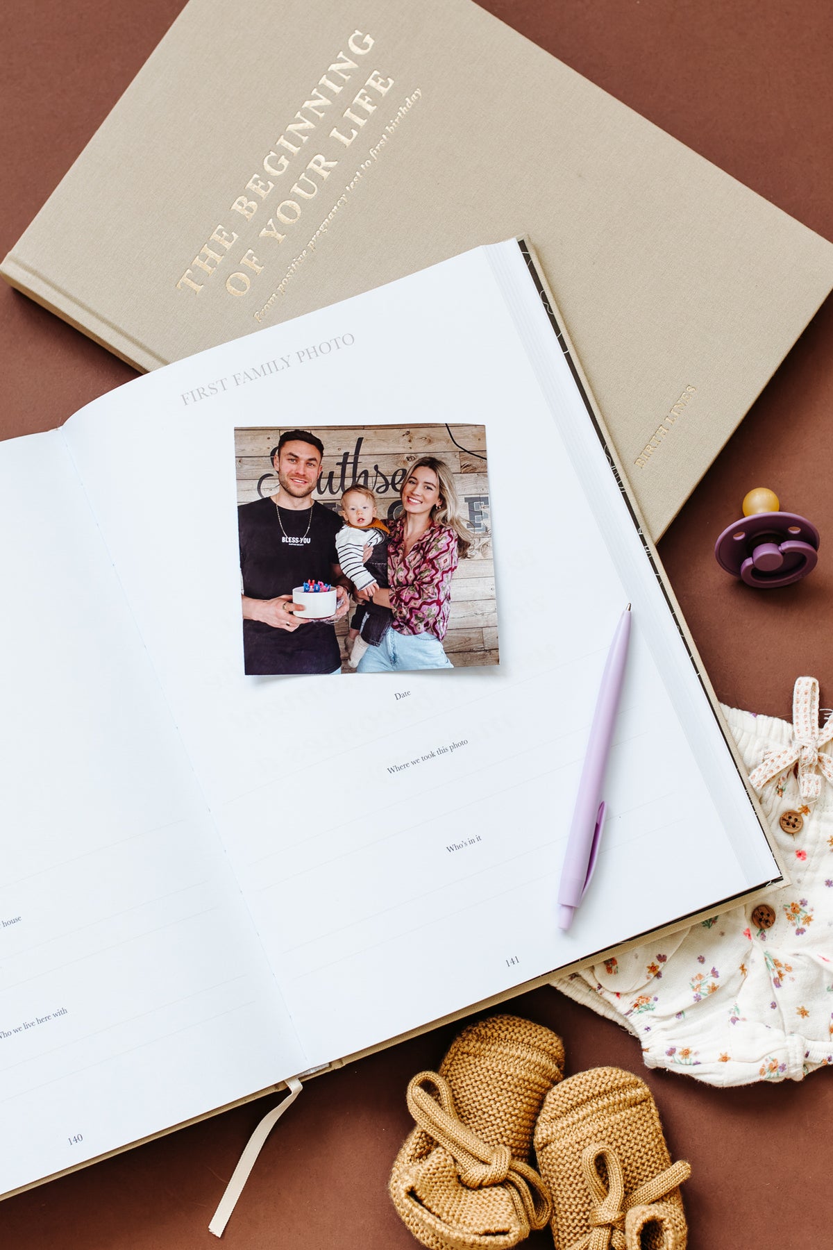 'The beginning of your life' Pregnancy & Baby Memory Book