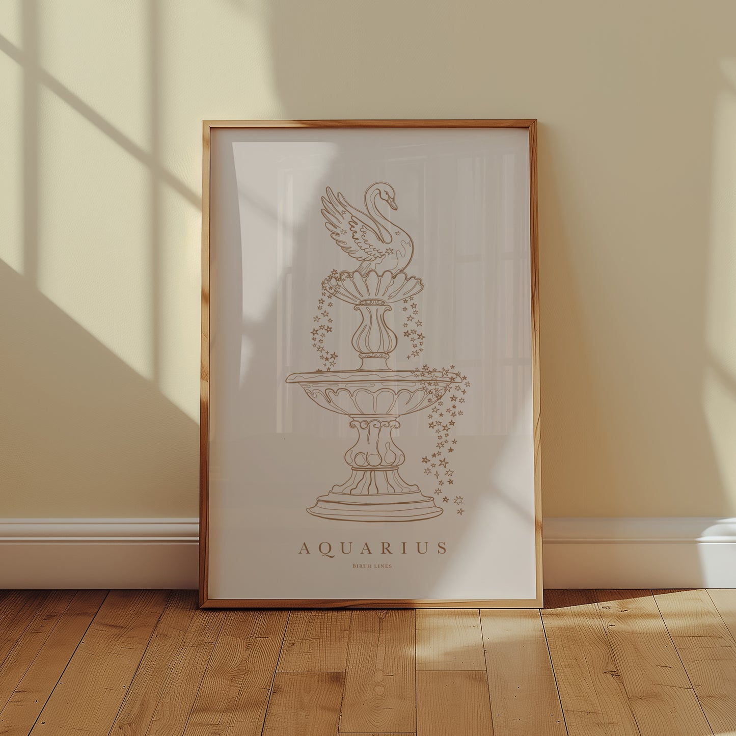 Sterrenbeeld Poster Waterman (Aquarius)