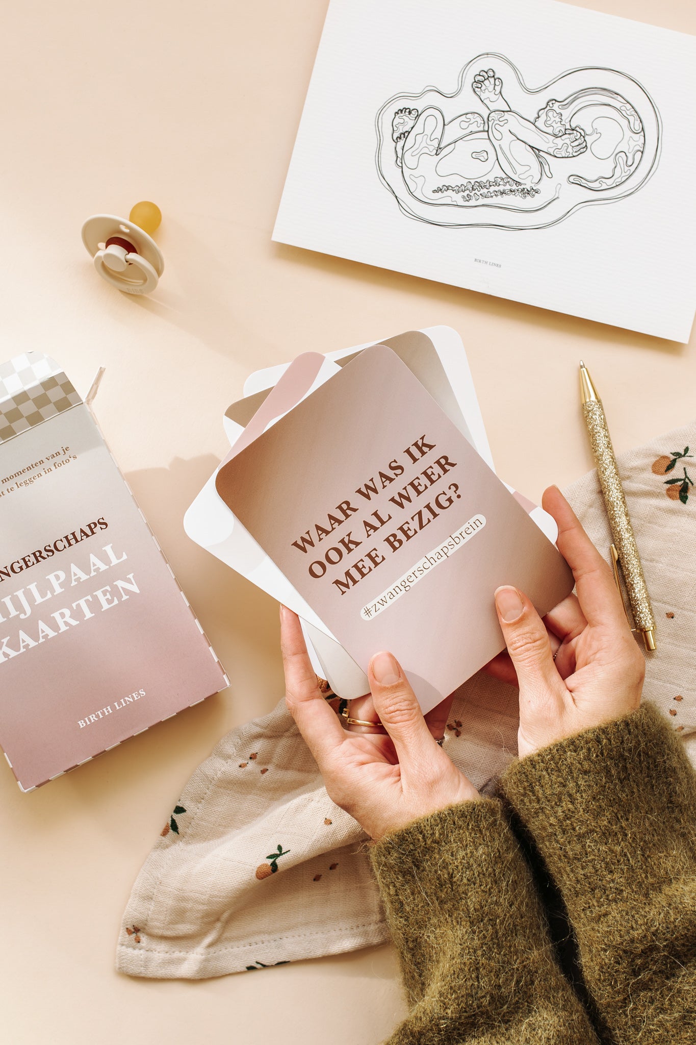 Pregnancy Milestone Cards - Set of 48 Cards