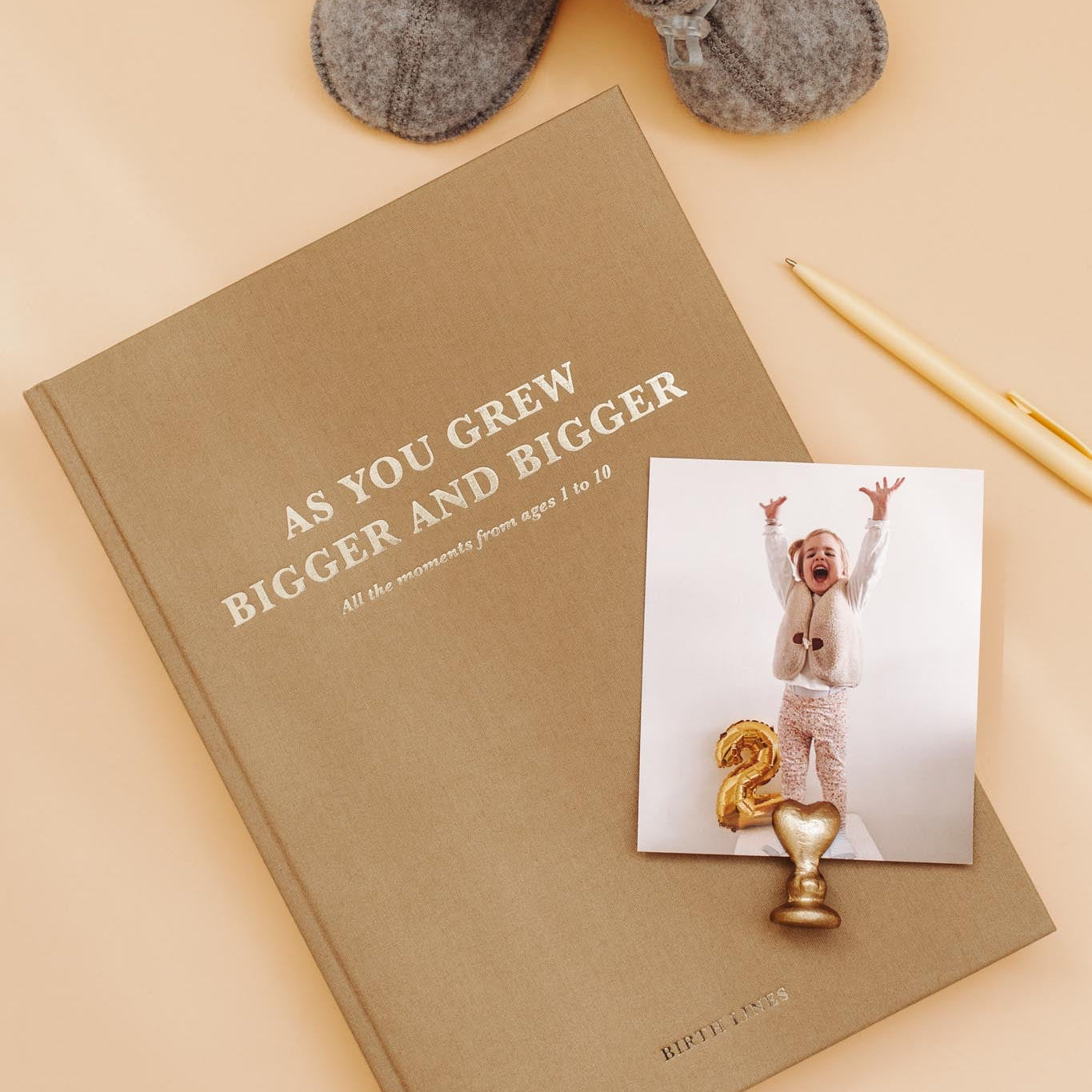 'As you grew bigger and bigger' Childhood Memory Book