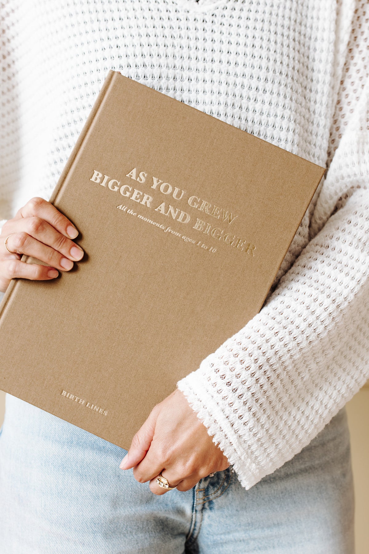 'As you grew bigger and bigger' Childhood Memory Book