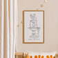 Sterrenbeeld Poster Waterman (Aquarius)