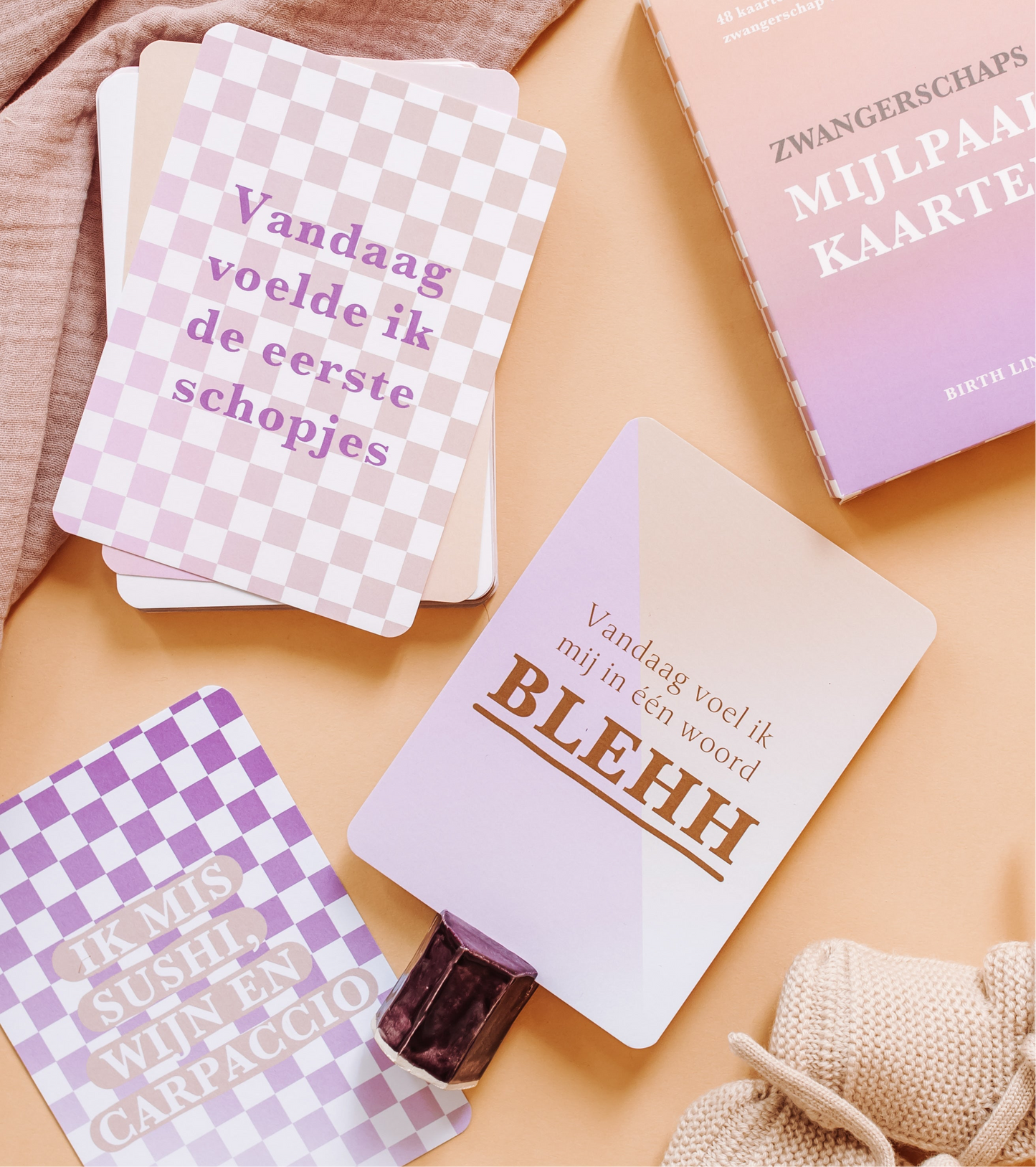 Pregnancy Milestone Cards - Set of 48 Cards