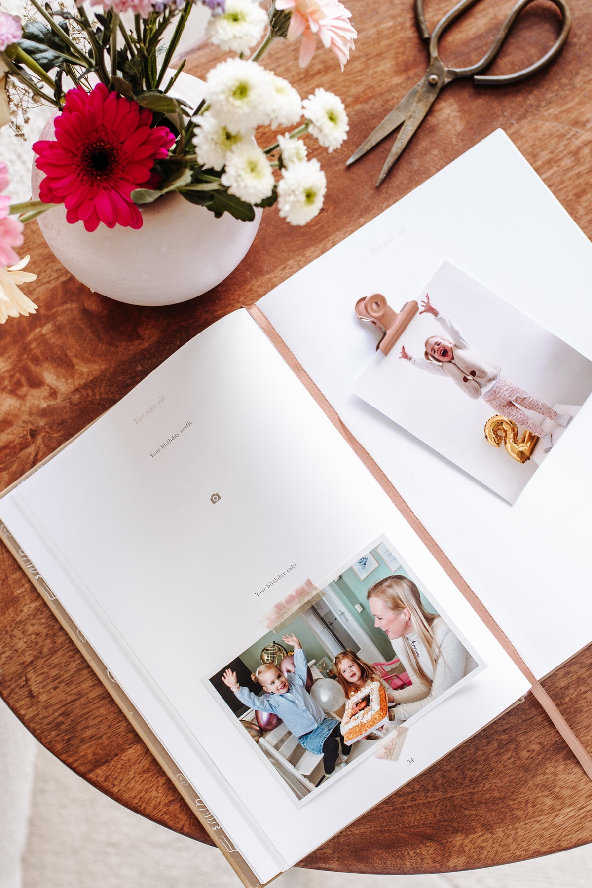 'As you grew bigger and bigger' Childhood Memory Book