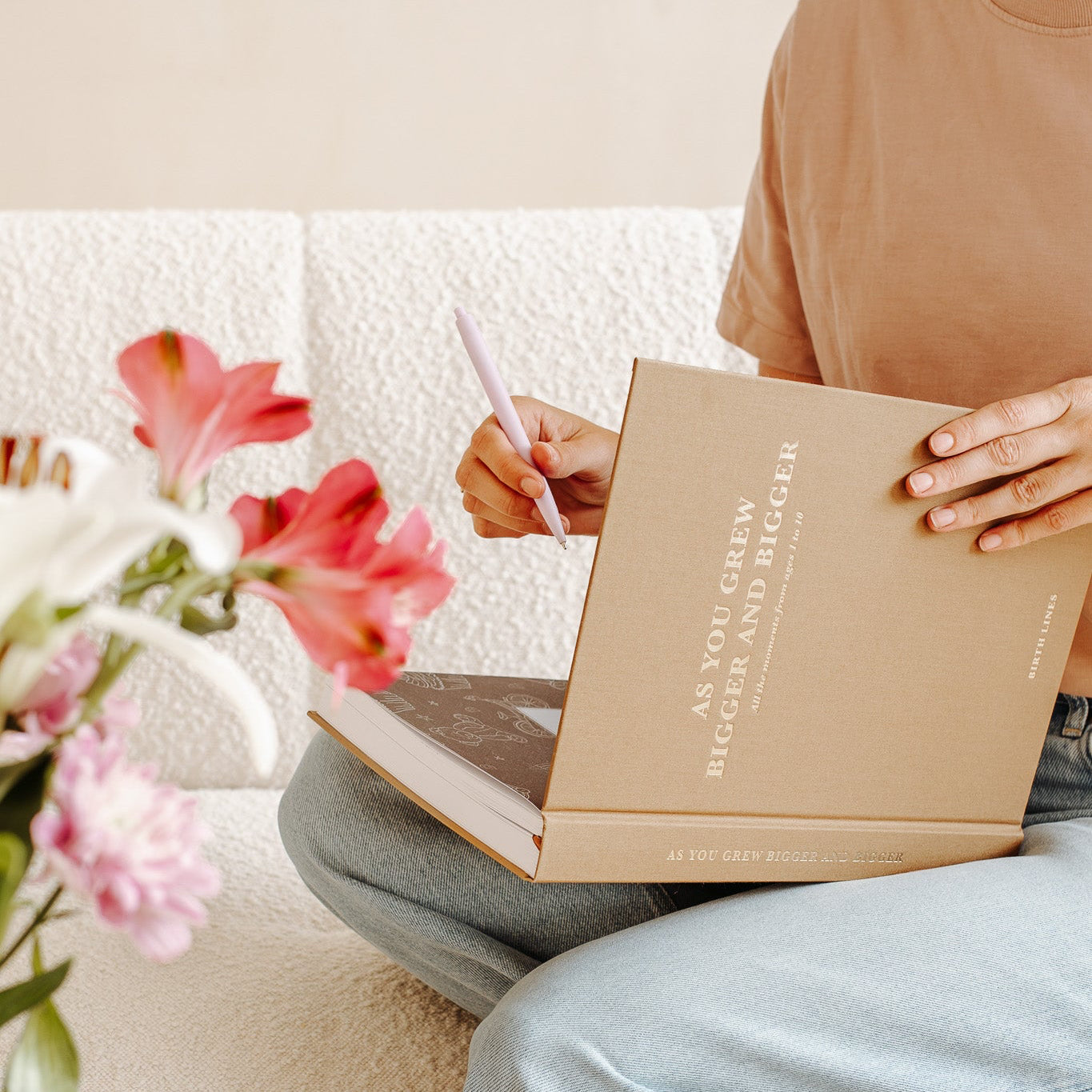 'As you grew bigger and bigger' Childhood Memory Book