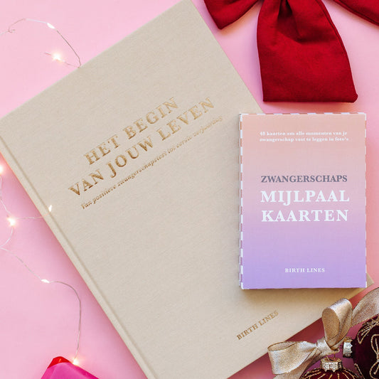 Giftset 'zwangerschap', pastel