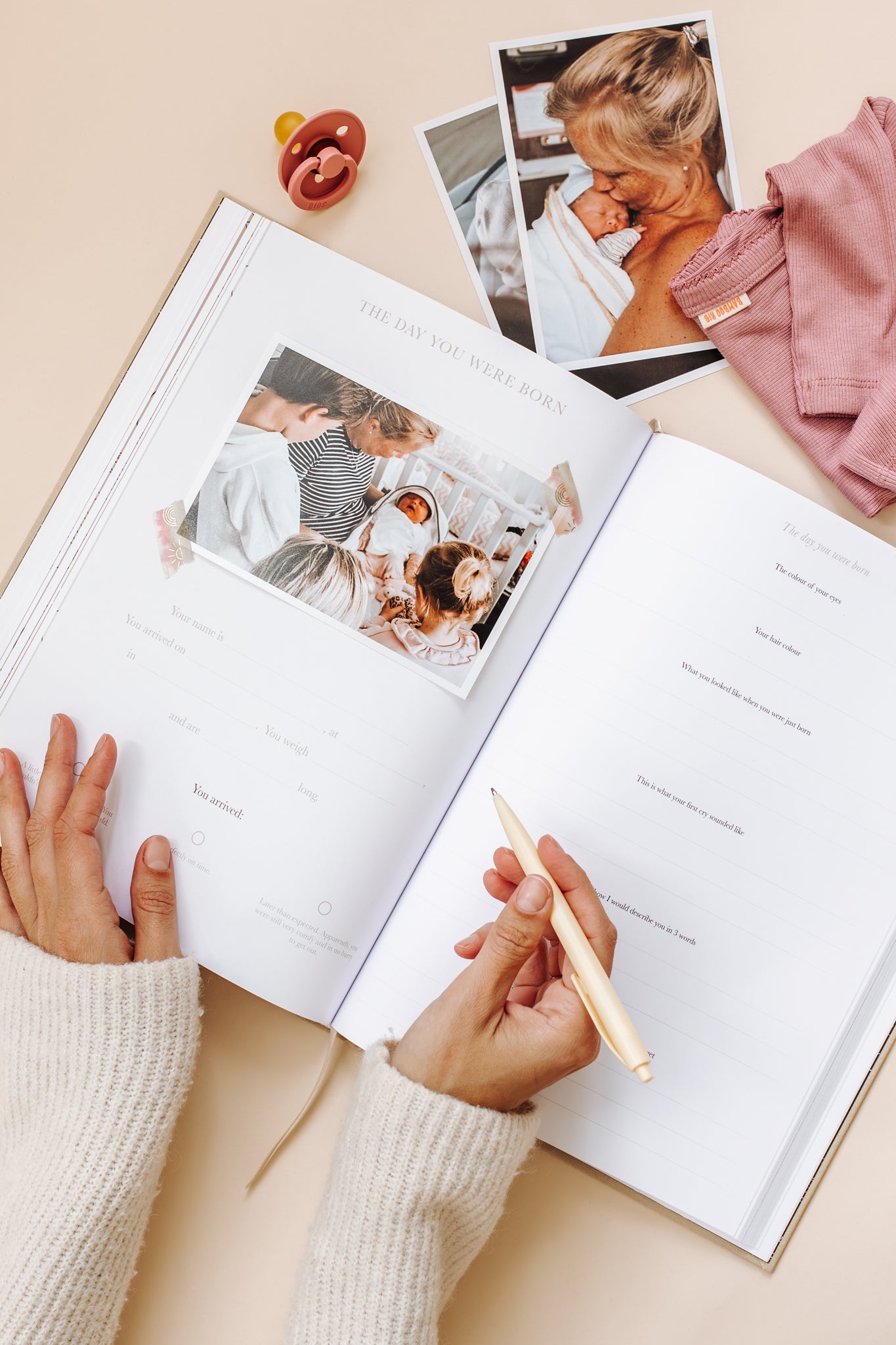 'The beginning of your life' Pregnancy & Baby Memory Book