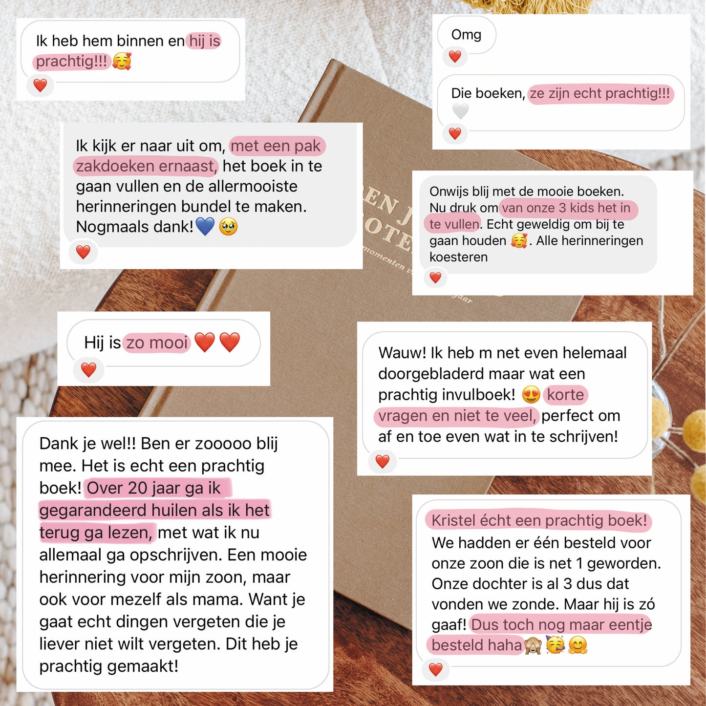 'Toen jij steeds groter werd' opgroei invulboek