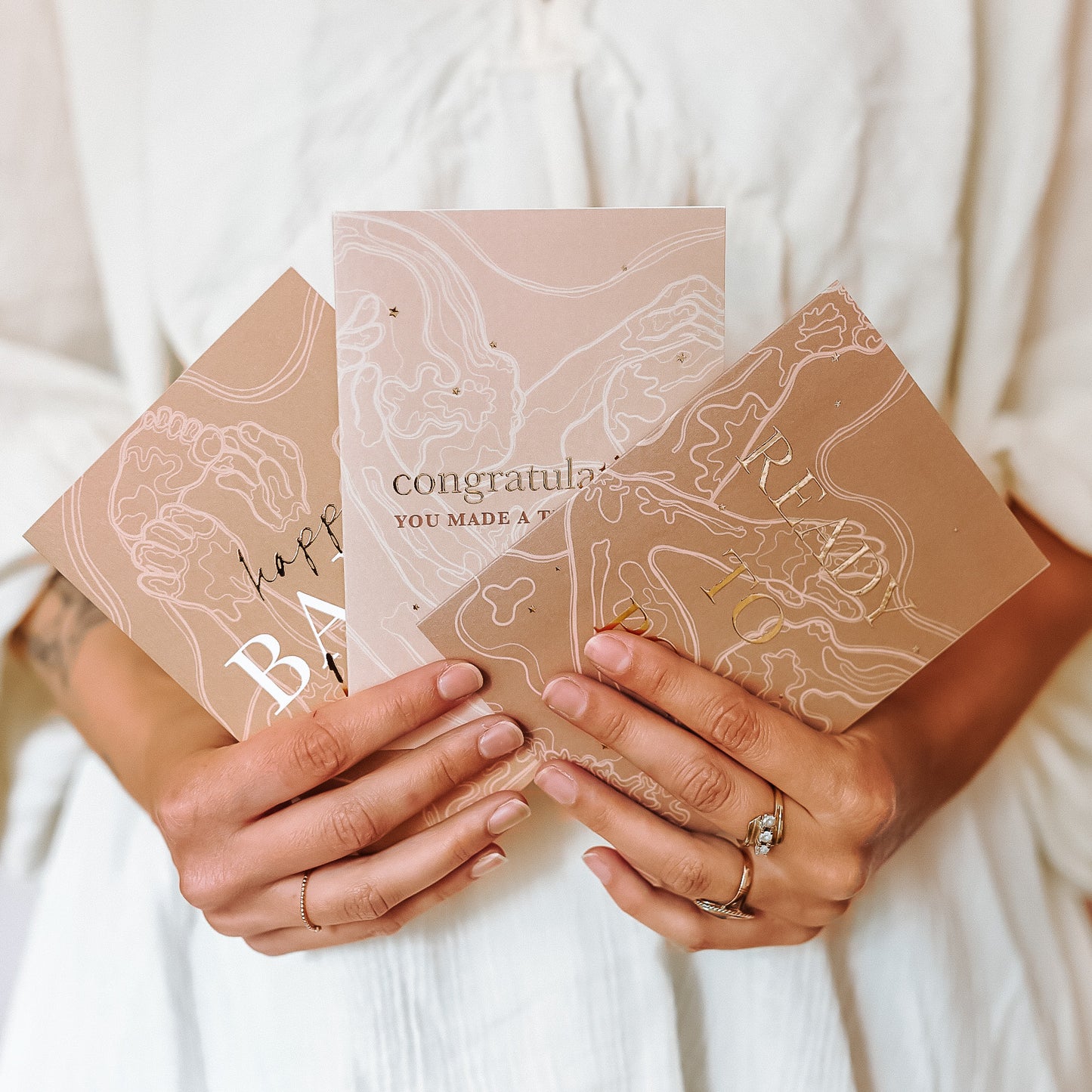 Set of 8 greeting cards