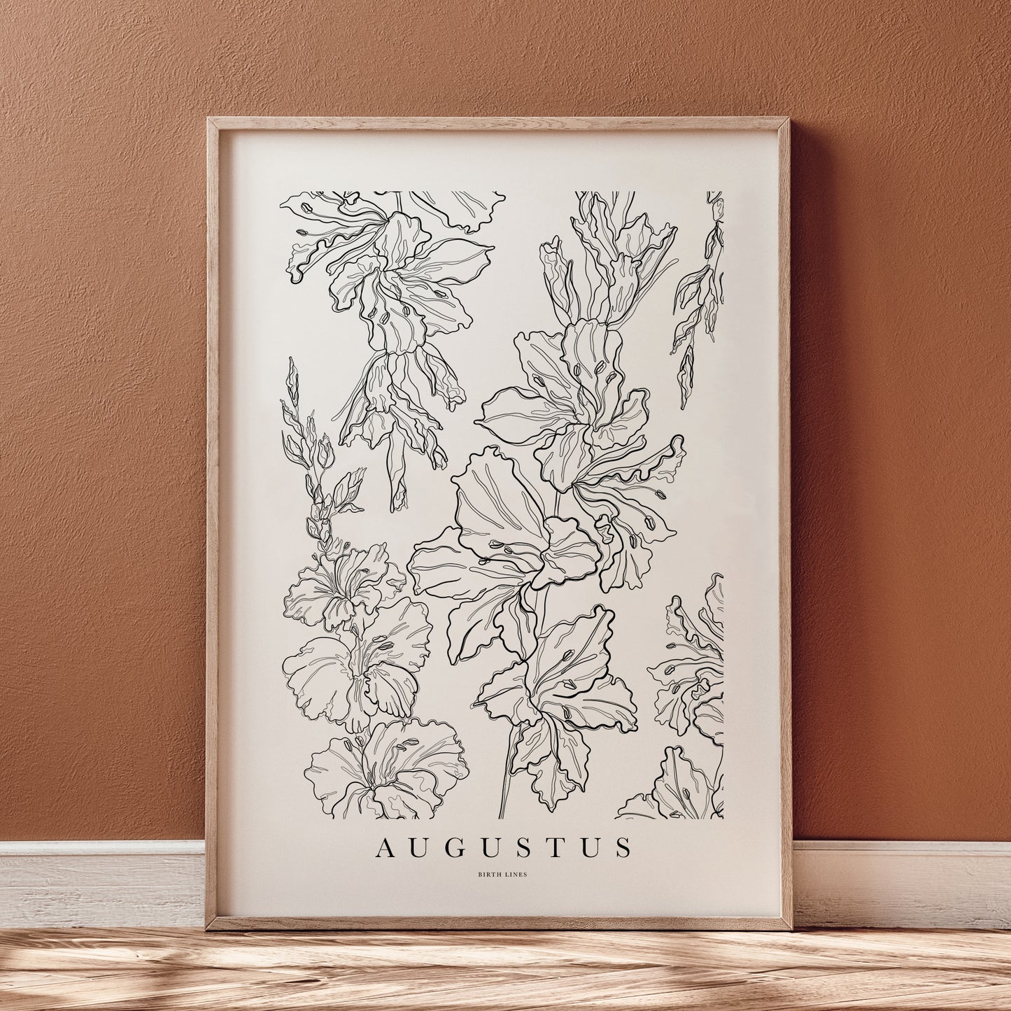 Birth Flower poster August