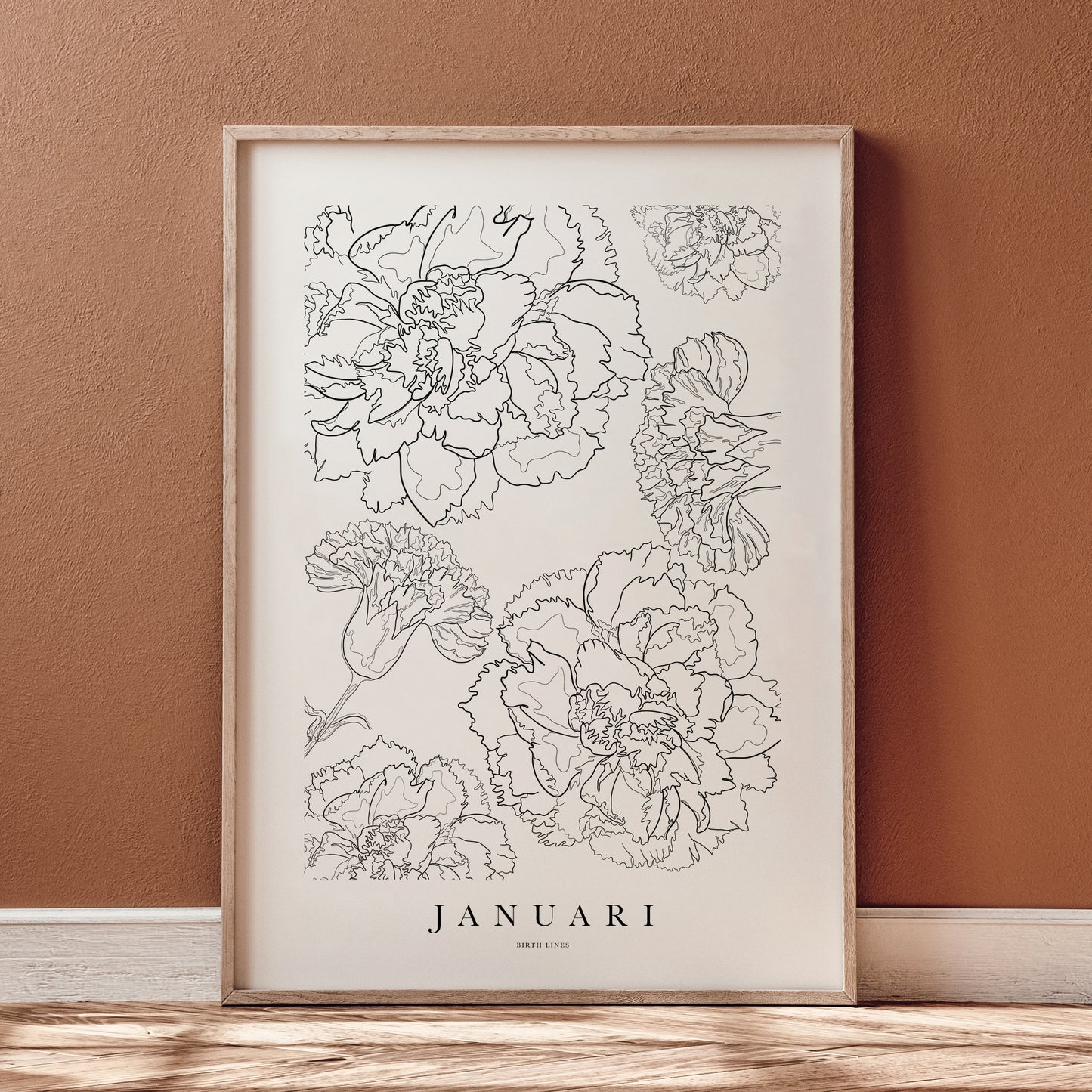 Birth Flower poster January