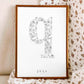 Birth Flower Letter Poster July