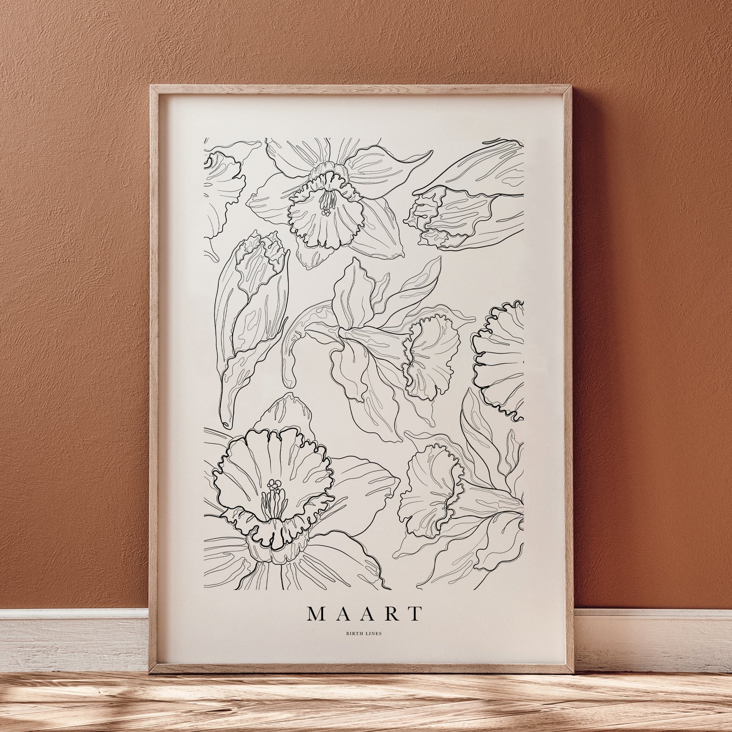 Birth Flower poster March