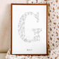 Birth Flower Letter Poster May