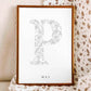 Birth Flower Letter Poster May
