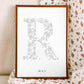 Birth Flower Letter Poster May