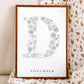 Birth Flower Letter Poster November