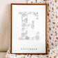 Birth Flower Letter Poster November