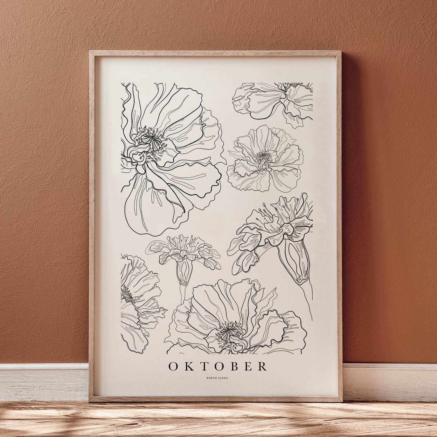 Birth Flower poster October