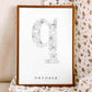 Birth Flower Letter Poster October
